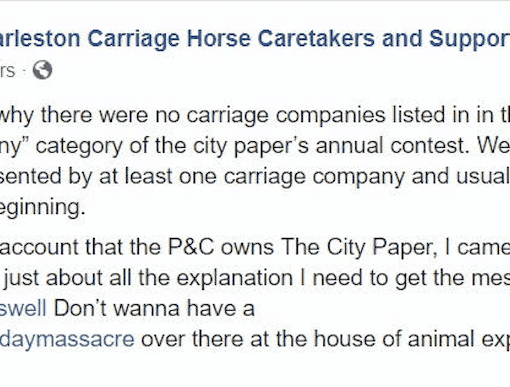 Charleston Carriage Horse Advocates